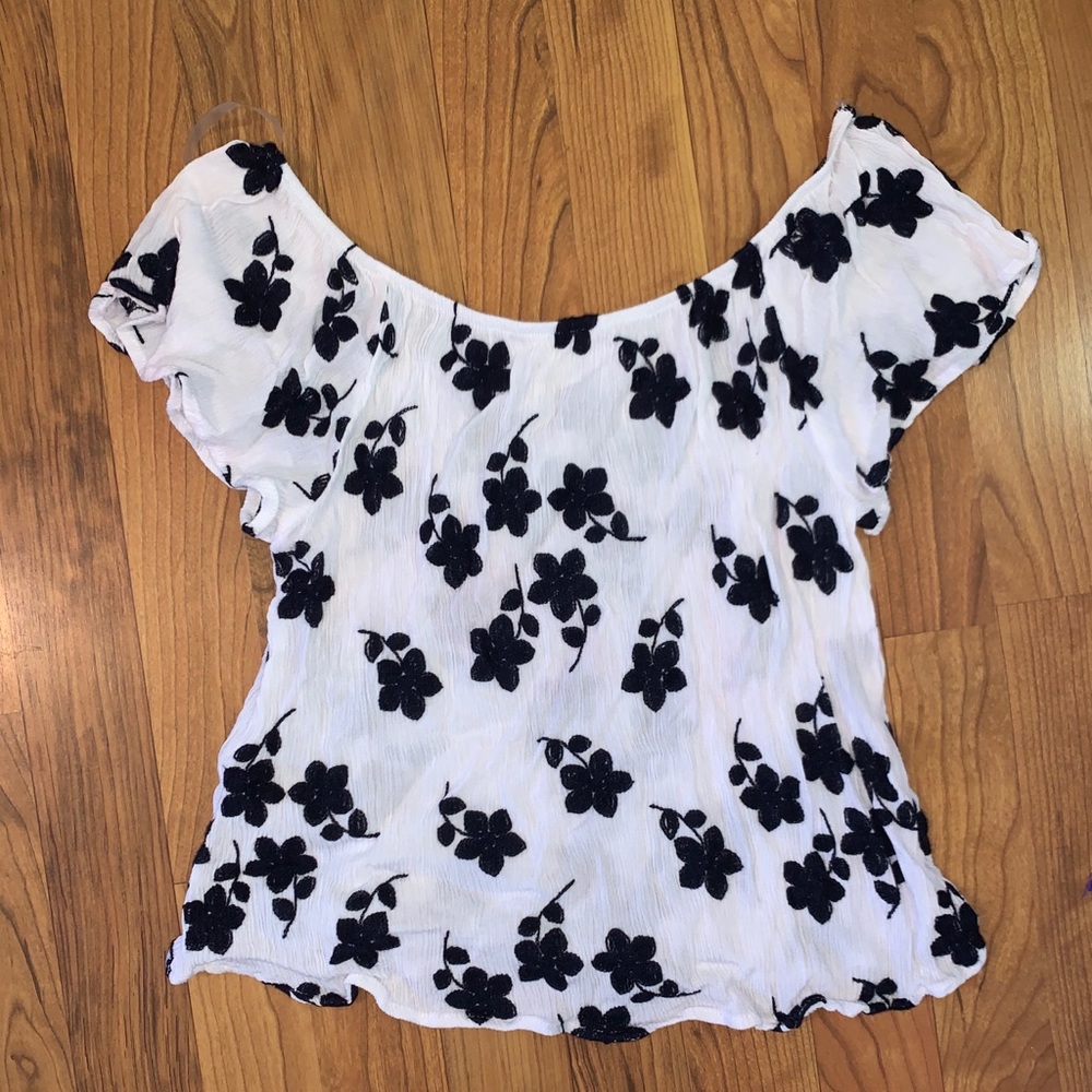 Off the Shoulder Floral Top
